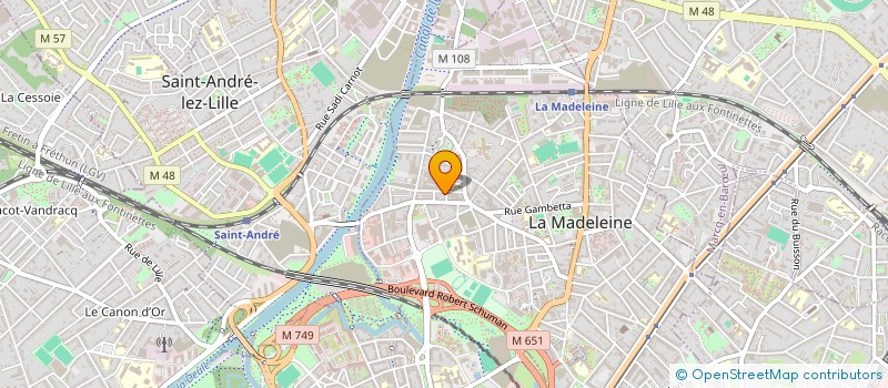 localisation de l'entreprise VMP à LA MADELEINE