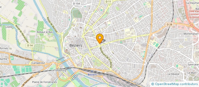 localisation de l'entreprise VMR  BEZIERS