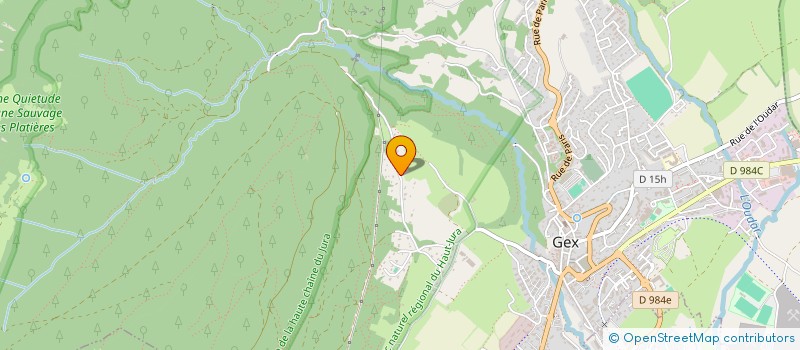 localisation de l'entreprise VMRH INVEST  GEX