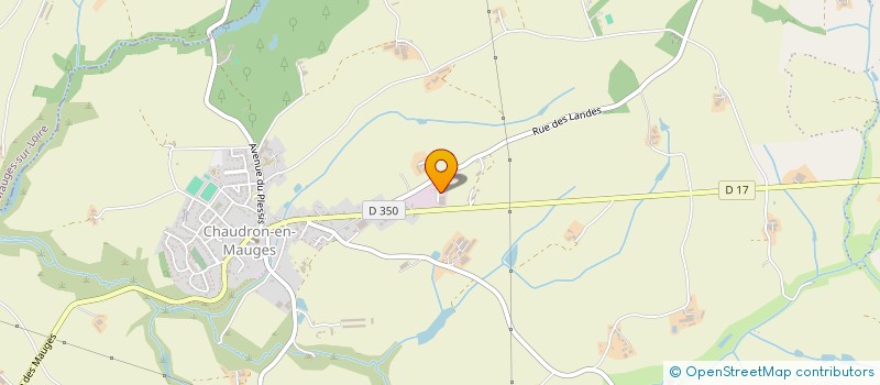 localisation de l'entreprise VMS  MAUGES-SUR-LOIRE