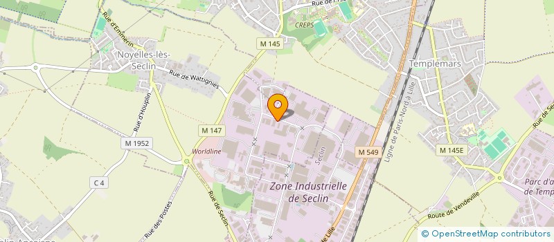 localisation de l'entreprise VMS  NOYELLES-LES-SECLIN