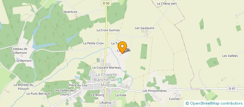 localisation de l'entreprise VMS  LA CHAPELLE-BLANCHE-SAINT-MARTIN