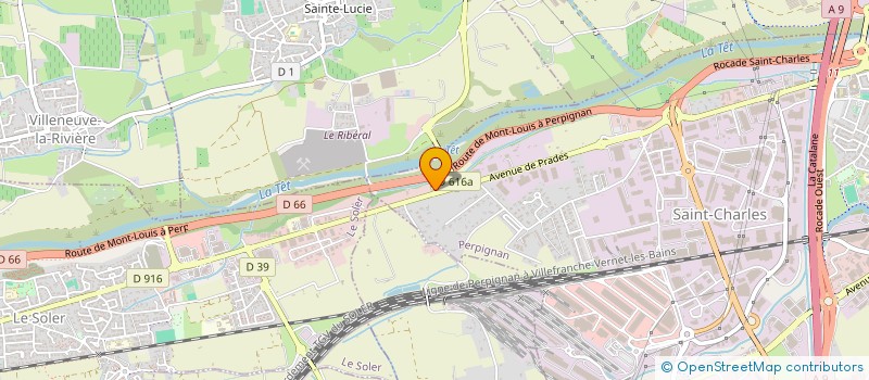 localisation de l'entreprise VMS (VENTE MARKETING SERVICE) à PERPIGNAN