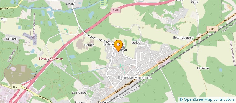 localisation de l'entreprise VMSG  BENESSE-MAREMNE