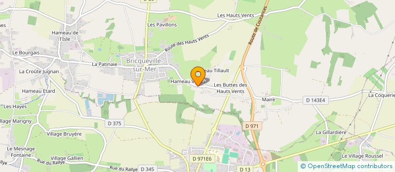 localisation de l'entreprise VMSL IMMOBILIER  BRICQUEVILLE-SUR-MER