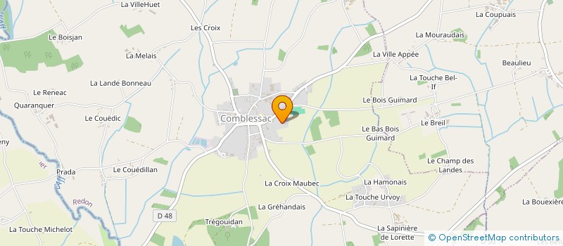 localisation de l'entreprise VMTB  COMBLESSAC