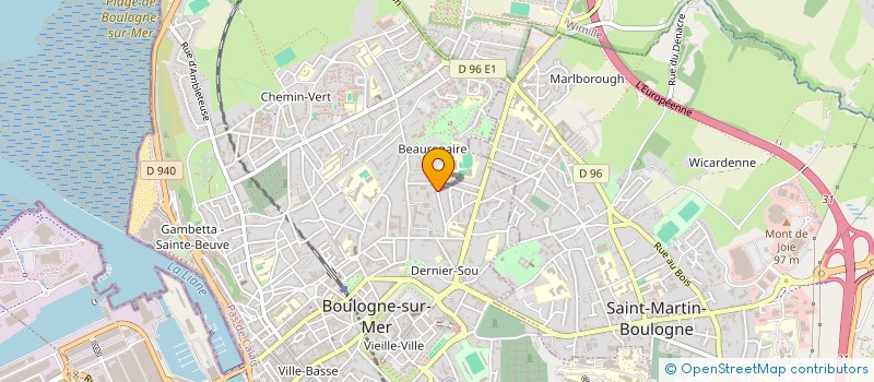 localisation de l'entreprise VMTERRAIN à BOULOGNE-SUR-MER