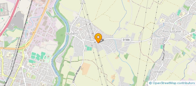 localisation de l'entreprise VMV 2021  SAUBENS