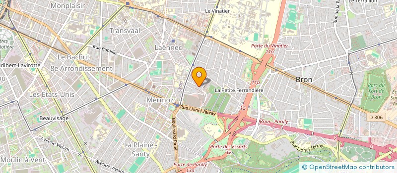 localisation de l'entreprise VMV  BRON