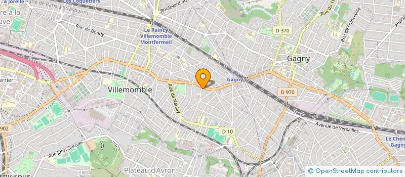 localisation de l'entreprise VMV ALIMENTATION à VILLEMOMBLE