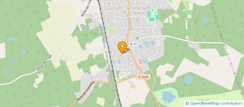 localisation de l'entreprise VMV BOIS  LA FERTE-SAINT-AUBIN