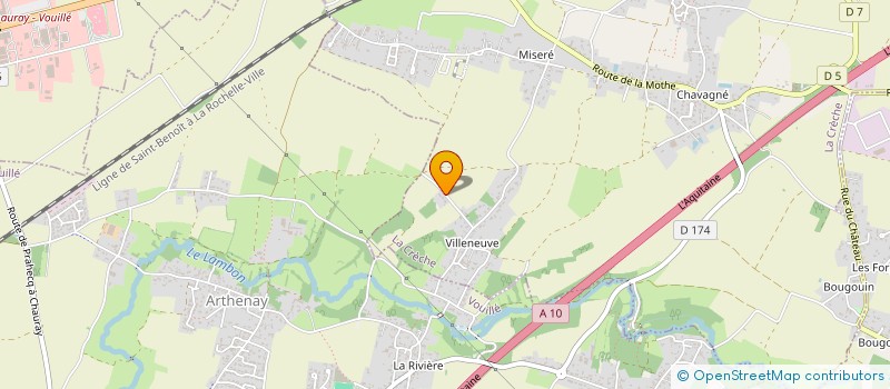 localisation de l'entreprise VMV PERFORMANCE  LA CRECHE