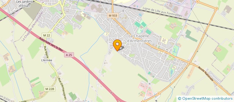 localisation de l'entreprise VMW  LA CHAPELLE-D'ARMENTIERES