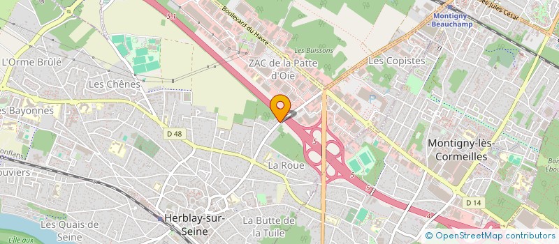 localisation de l'entreprise VMW PRINT  HERBLAY-SUR-SEINE