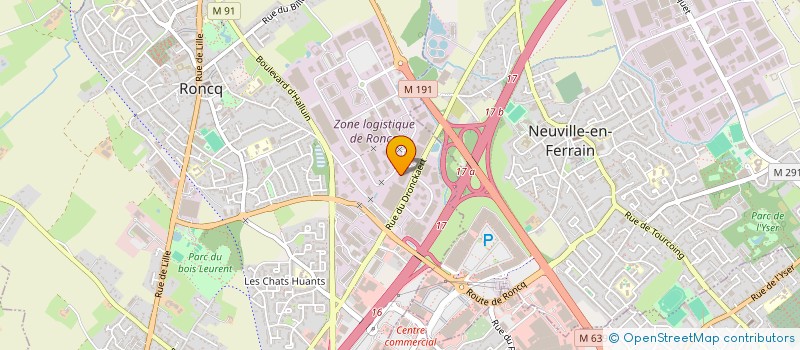 localisation de l'entreprise VMWH  LA CHAPELLE-D'ARMENTIERES