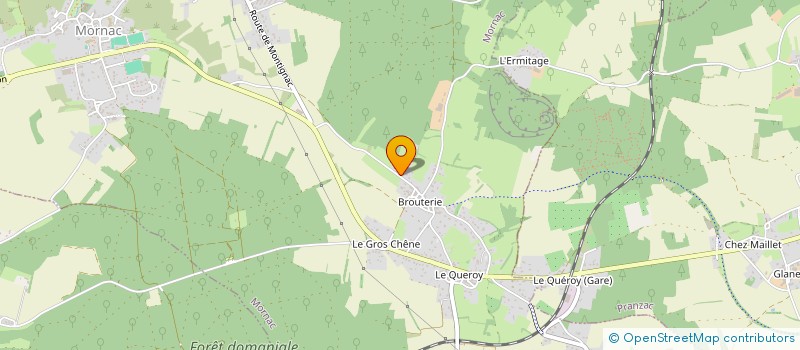 localisation de l'entreprise VMX à MORNAC