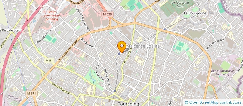 localisation de l'entreprise VMZ INTERNATIONAL PARTNERS  TOURCOING