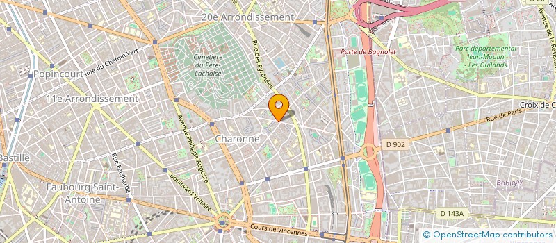 localisation de l'entreprise VMZ MODE  PARIS