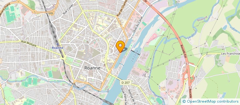 localisation de l'entreprise VMZC à ROANNE