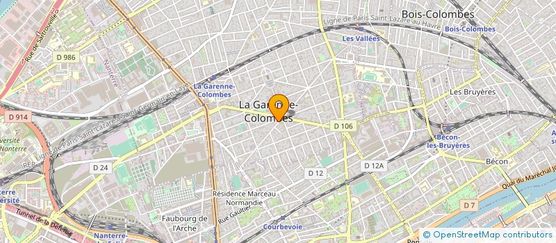 localisation de l'entreprise VN COIFFURE à LA GARENNE-COLOMBES