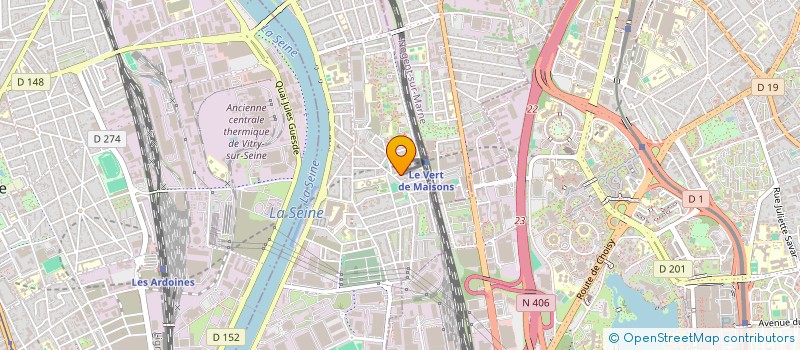 localisation de l'entreprise VN CONSEIL  ALFORTVILLE