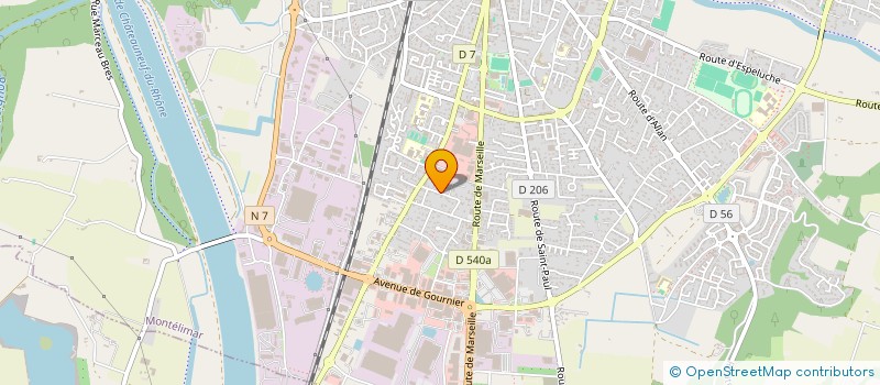 localisation de l'entreprise VN PYTHAGORE à MONTELIMAR