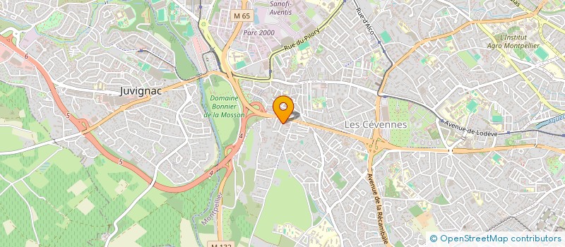 localisation de l'entreprise VN SERVICES à MONTPELLIER