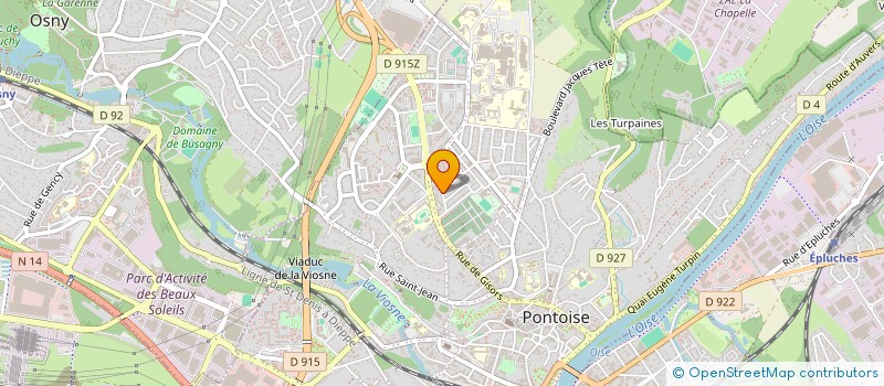 localisation de l'entreprise VN SUPERMARCHE  PONTOISE