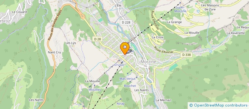 localisation de l'entreprise VNB 74 à MORZINE