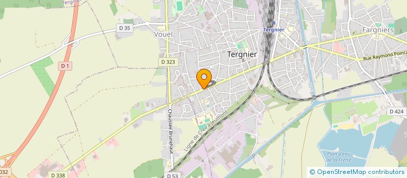localisation de l'entreprise VNC CARRELAGE à TERGNIER