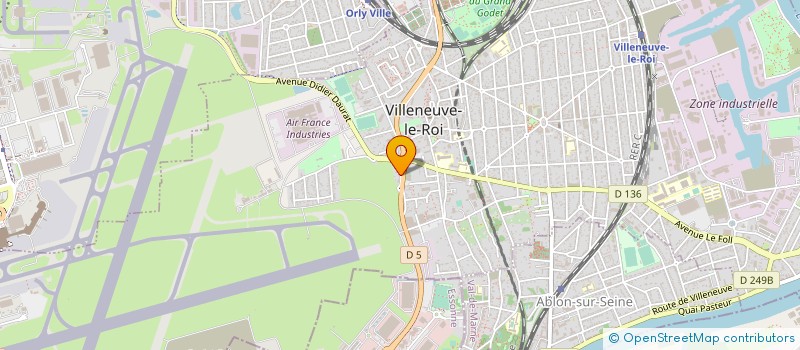 localisation de l'entreprise VNC INVEST à CHAVILLE