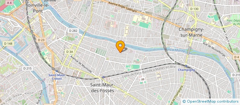 localisation de l'entreprise VND HOLDING à SAINT-MAUR-DES-FOSSES