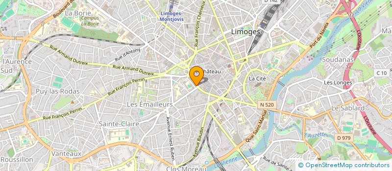 localisation de l'entreprise VNDC à LIMOGES