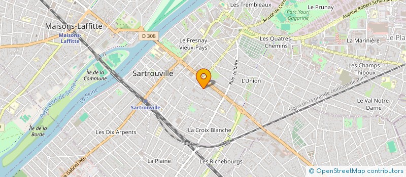 localisation de l'entreprise VNG CONSEIL à SARTROUVILLE