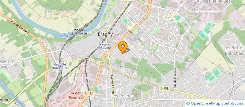 localisation de l'entreprise VNG INVEST  ERAGNY