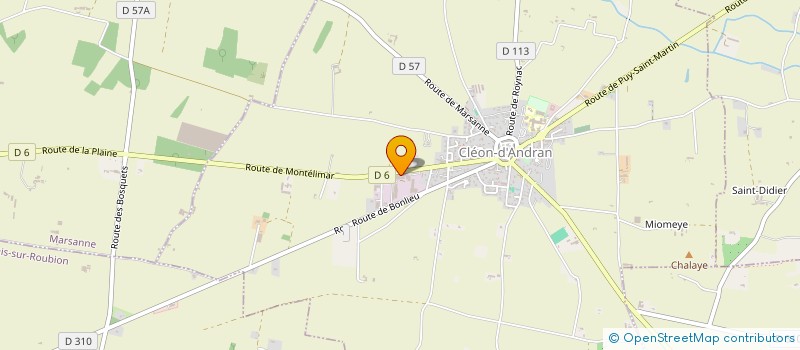 localisation de l'entreprise VNJC  CLEON-D'ANDRAN