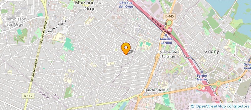 localisation de l'entreprise VNOUCHET HOLDING à MORSANG SUR ORGE