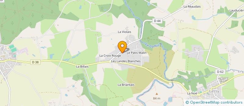 localisation de l'entreprise VNRJ à BAULON