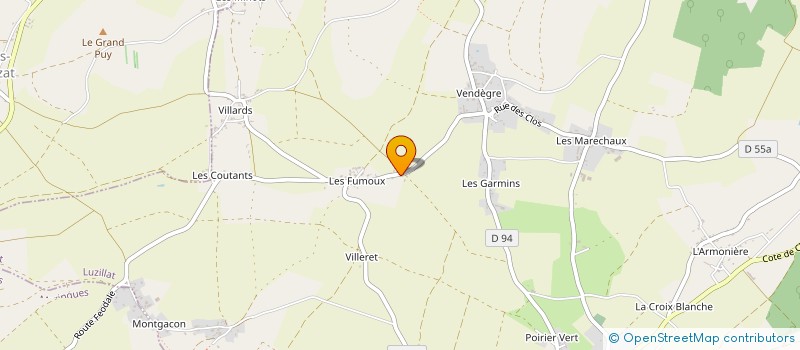 localisation de l'entreprise VNS IMMO  LUZILLAT