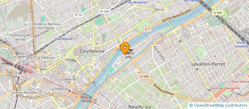 localisation de l'entreprise VNSA CONSEIL à NEUILLY-SUR-SEINE