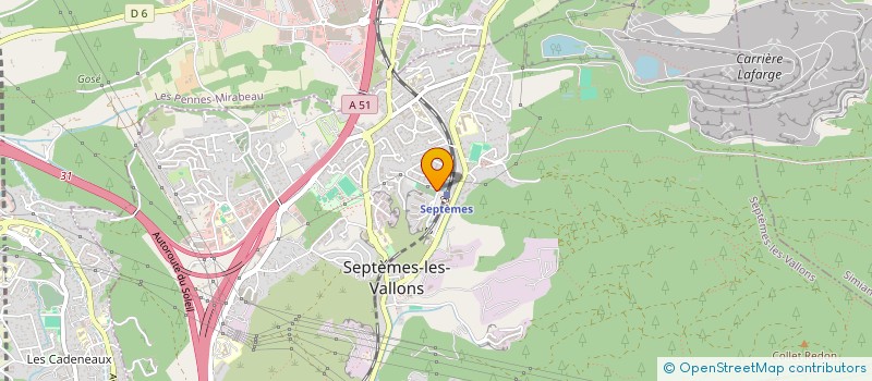 localisation de l'entreprise VNT HOLDING à SEPTEMES-LES-VALLONS