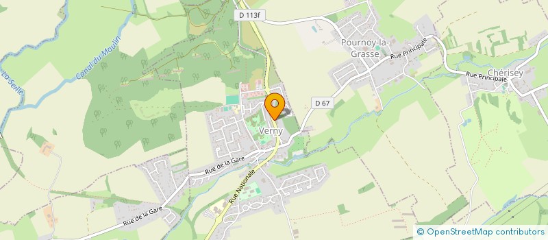 localisation de l'entreprise VNY  VERNY