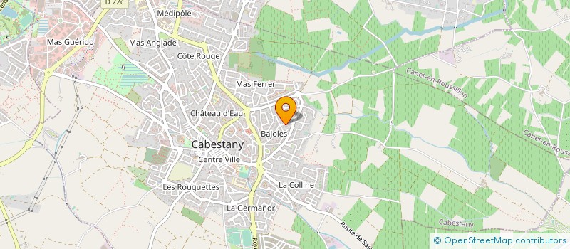 localisation de l'entreprise VO COM  CABESTANY