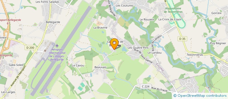 localisation de l'entreprise VO DIAGNOSTICS à LIMOGES