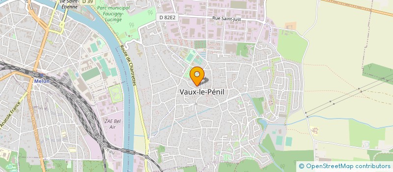 localisation de l'entreprise VO DISTRIBUTION  VAUX-LE-PENIL