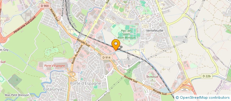 localisation de l'entreprise VO-ELEC  PERPIGNAN