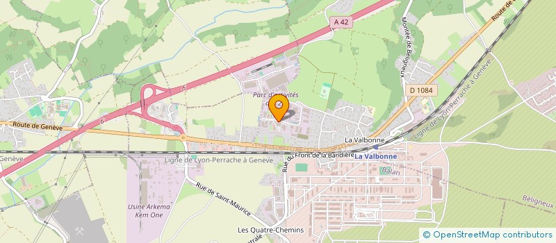 localisation de l'entreprise VO-LINK à BELIGNEUX