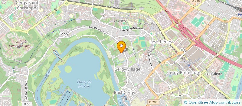 localisation de l'entreprise VO NEW SAS  CERGY