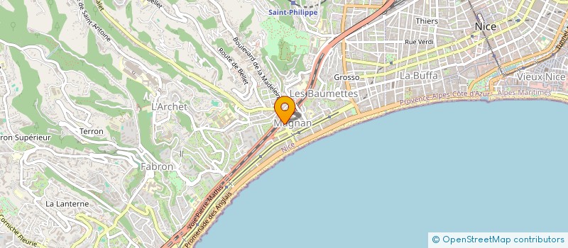 localisation de l'entreprise VO PHUONG à NICE