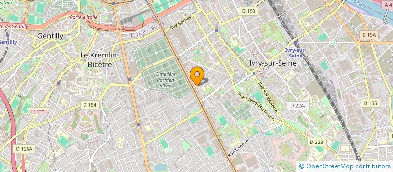 localisation de l'entreprise VO THUAT VAN VO DAO IVRY VTVVDI  IVRY-SUR-SEINE